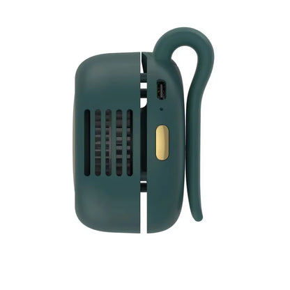 Bladeless Mini Fan Portable Handheld Rechargeable Electric Fan Clip Waist Fan Suitable for Outdoor Ventilation Desktop Small Fan